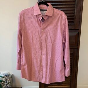 Charles Tyrwhitt Men’s Pink Patterned Shirt